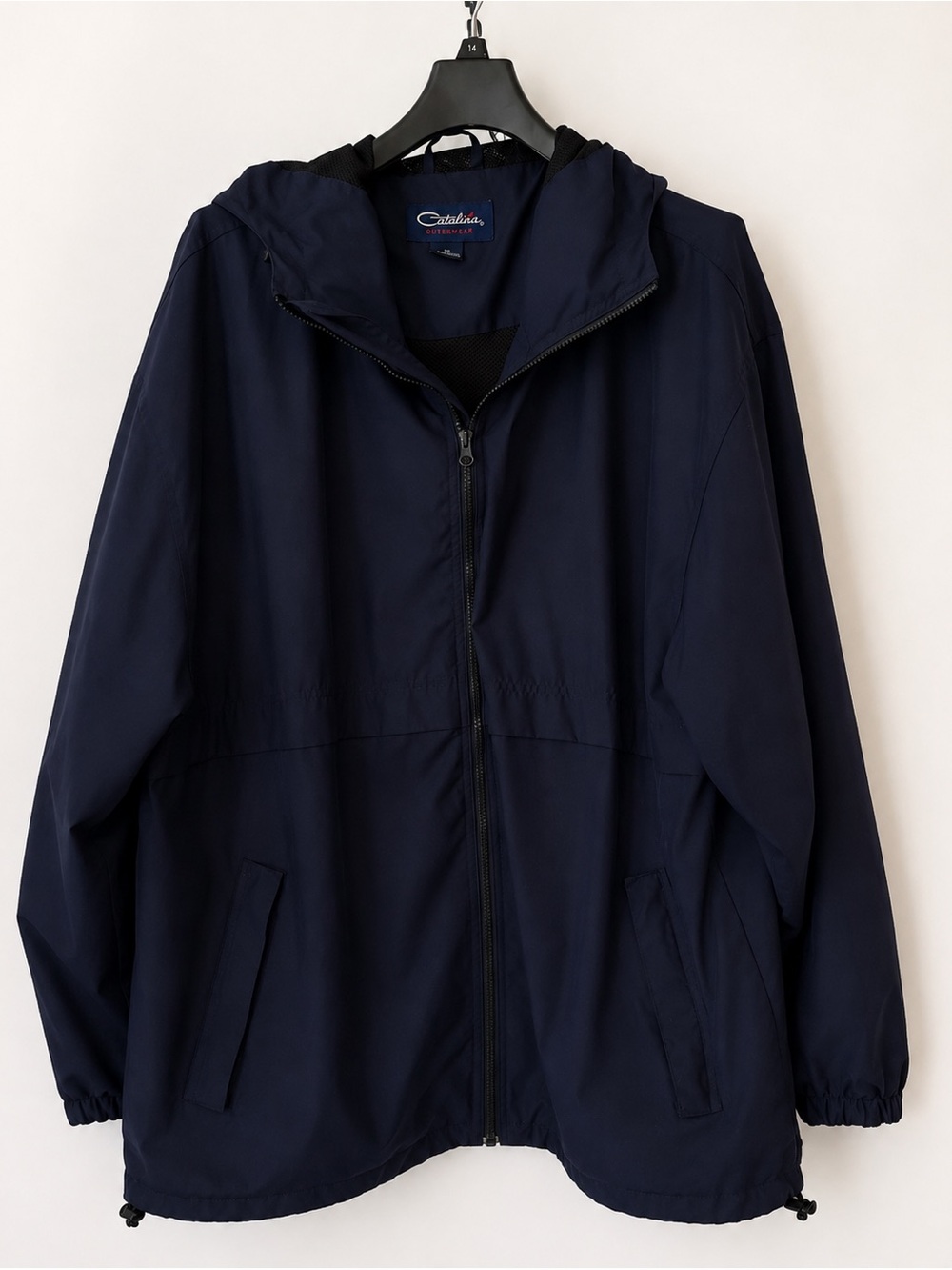 Catalina Navy Hooded Windbreaker Jacket